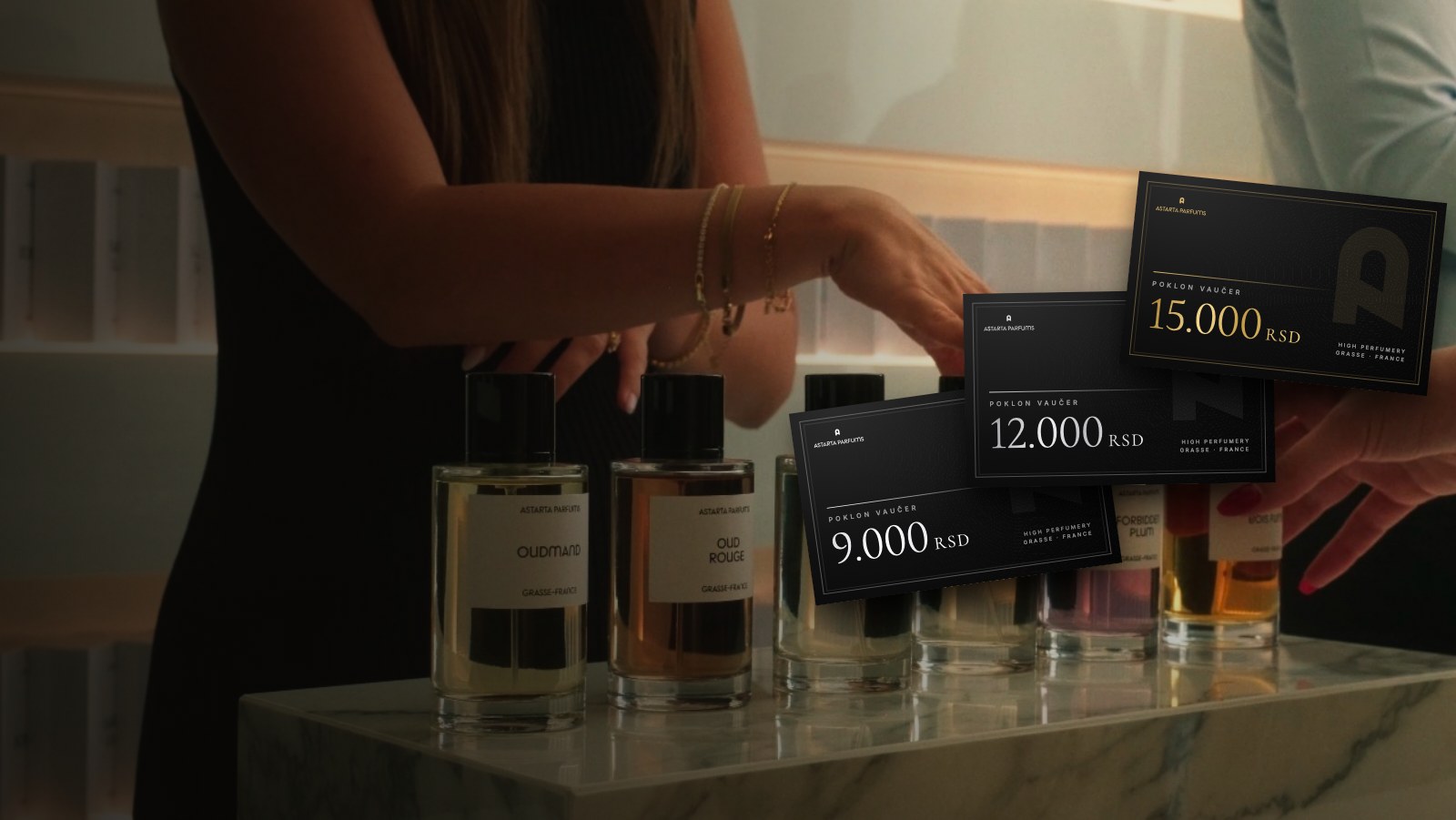 Poklon vaučeri Astarta Parfums od 9.000, 12.000 i 15.000 RSD