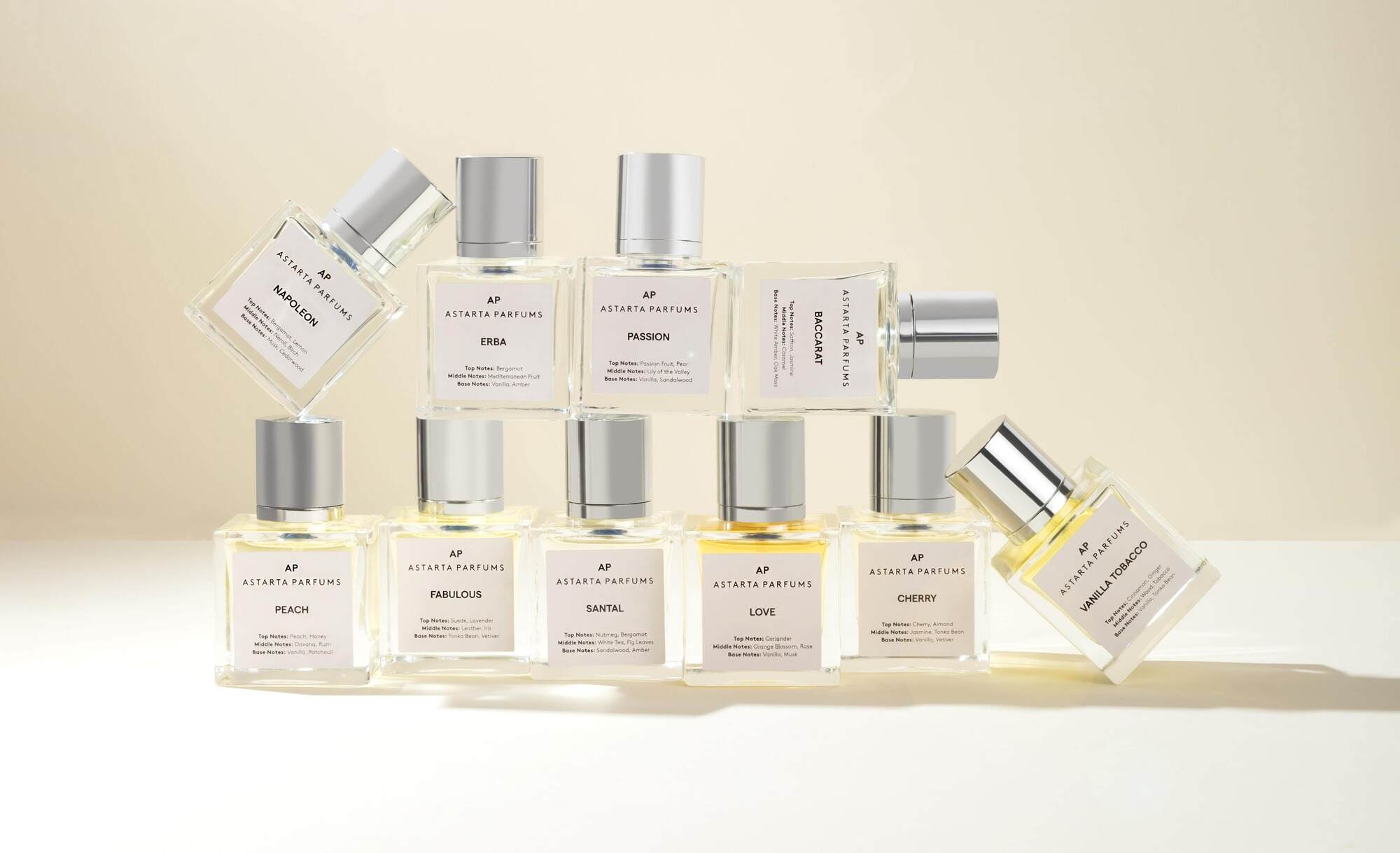 kolekcija Astarta Parfums parfema u ambijentalnom okruženju